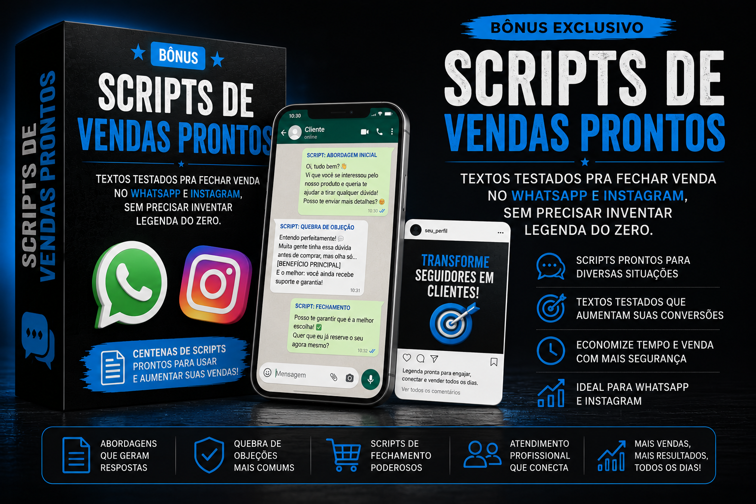Prévia do bônus Scripts de Vendas Prontos